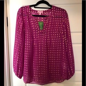 NWT Lilly Pulitzer Colby Top Size Medium